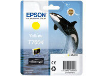 Original Epson C13T76044010 (T7604) Druckerpatrone  Gelb (25,9ml)