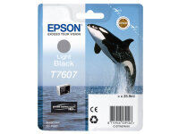 Original Epson C13T76074010 (T7607) Druckerpatrone Light Black (25,9ml)