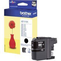 Original Brother LC-121 BK Schwarz Druckerpatrone (~300 Seiten)