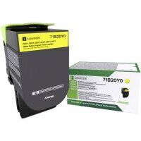 Original Lexmark Y Gelb 71B20Y0 Toner (~2300 Seiten)