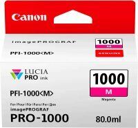 Original Canon PFI-1000 M Magenta 0548C001 Tintenpatrone (80ml)