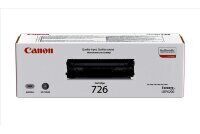 Original Canon 726 BK Schwarz Toner(~2.100 Seiten)