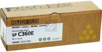 Original Ricoh 408191 SPC360E Toner Gelb (~1500 Seiten)