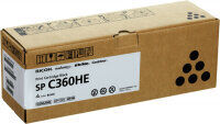 Original Ricoh 408184 SPC360HE Toner Schwarz (~7000 Seiten)