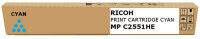 Original Ricoh 842064 MPC 2551 HE Toner Cyan (~9500 Seiten)
