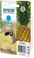Original Epson 604 (C13T10G24010) Cyan Druckerpatrone (~130 Seiten)