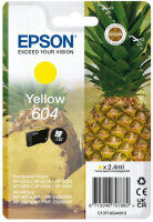 Original Epson 604 (C13T10G44010) Gelb Druckerpatrone (~130 Seiten)