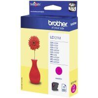 Original Brother LC-121 Magenta Druckerpatrone (~300 Seiten)