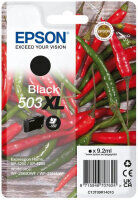 Original Epson 503XL (C13T09R14010) Schwarz Druckerpatrone (~550 Seiten)