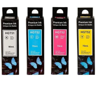 Kompatibel zu HP GT51 / GT52 BK C M Y Tinte 4er Set Multipack