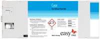 Kompatibel easy Eco Solvent Exact Tinte Cyan ESP-VJ-220-C f&uuml;r Mutoh...