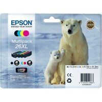 Original Epson T2636 Multipack 4 Druckerpatrone XL BK C M Y