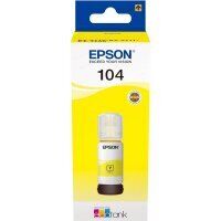 Original Epson 104 C13T00P440 Gelb Tinte (65ml)