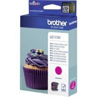 Original Brother LC-123 Magenta Druckerpatrone (~600 Seiten)