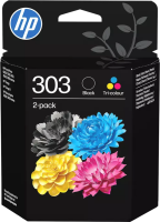 Original HP 303 3YM92AE Schwarz + 3-Colours Druckerpatrone (~200 + ~165 Seiten)