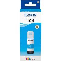Original Epson 104 C13T00P240 Cyan Tinte (65ml)