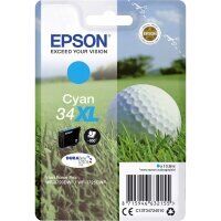 Original Epson T3472 34XL Cyan Druckerpatrone (~950 Seiten)