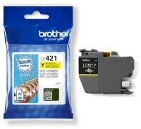 Original Brother LC-421 Y Gelb (~200 Seiten)