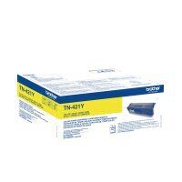 Original Brother TN-421 Gelb Toner (~1.800 Seiten)