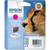 Original Epson T0713 Magenta Druckerpatrone (5.5ml, ~250 Seiten)