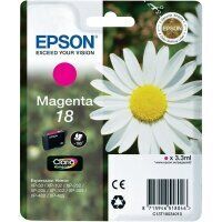 Original Epson 18 T1803 Magenta Druckerpatrone (5.2ml, ~175 Seiten)