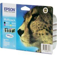 Original Epson T0715 Multipack 4 Druckerpatronen C M Y BK
