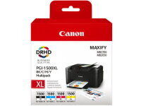 Original Canon PGI-1500 XL BK C M Y Multipack Druckerpatronen 4er Set