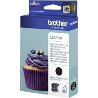 Original Brother LC-123 BK Schwarz Druckerpatrone (~600 Seiten)