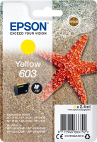 Original Epson 603 (C13T03U44010) Druckerpatrone Gelb (130 Seiten)