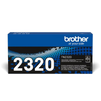 Original Brother TN-2320 BK Schwarz Toner (~2.600 Seiten)