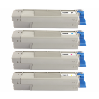 Kompatibel zu Oki C5650 C5750 DN N Toner Multipack C M Y BK