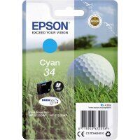Original Epson T3462 34 Cyan Druckerpatrone (~300 Seiten)