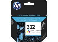 Original HP 302 F6U65AE 3-colours Druckerpatrone (~165 Seiten)