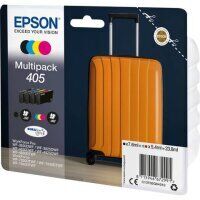 Original Epson 405 4er Set Multipack Schwarz / Cyan / Magenta / Gelb C13T05G64010