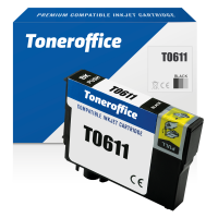 Kompatibel Epson T0611 Schwarz Druckerpatrone