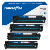 Kompatibel Canon 716 Toner LBP5050 MF8030 MF8040 MF8050 MF8080 BK C M Y 4er Set