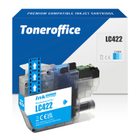 Kompatibel zu Brother LC-422 C Cyan Druckerpatrone (~550 Seiten)