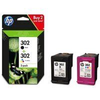 Original HP 302 X4D37AE 3-col + BK Multipack Druckerpatronen