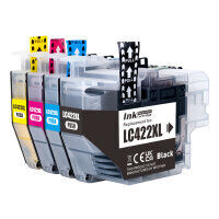 Kompatibel zu Brother LC-422 XL (LC422XLVAL) Multipack BK C M Y (~3000 +...