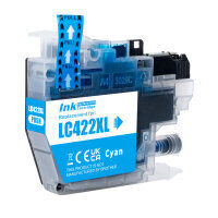 Kompatibel zu Brother LC-422 XL C Cyan Druckerpatrone (~1500)