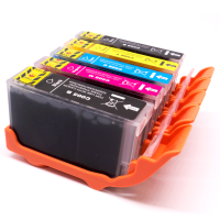 Kompatibel zu Canon PGI-5 CLI-8 Multipack (5 Patronen) BK C M Y PBK 5er Set