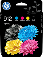 Original HP 912 6ZC74AE Druckerpatronen Multipack 4er Set Schwarz, Cyan,...