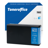 Kompatibel zu Epson 79XL T7902 Druckerpatrone Cyan (25ml XL)