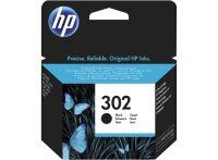 Original HP 302 F6U66AE BK Schwarz Druckerpatrone (~190 Seiten)