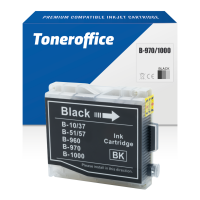 Kompatibel  Brother LC-1000 BK Schwarz Druckerpatrone 25ml