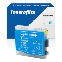 Kompatibel  Brother LC-1000 Cyan Druckerpatrone 12ml