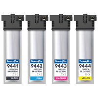 Kompatibel Epson T9441 T9442 T9443 T9444 BK C M Y Druckerpatronen 4er Set...