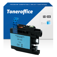 Kompatibel zu Brother LC-123 Cyan Druckerpatrone (14,5ml)