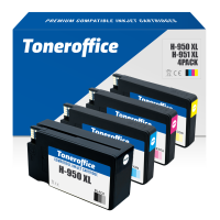 Kompatibel zu HP 950 XL / 951 XL BK C M Y Druckerpatronen 4er Set Multipack