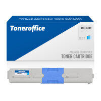 Kompatibel zu Oki C301 C321 MC332 MC342 DN DNW 44973535 Toner Cyan (~1500 Seiten)